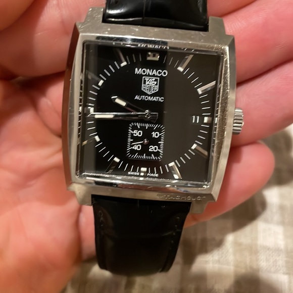 *SOLD* Tag Heuer Monaco Automatic + 3 straps - Picture 5 of 17